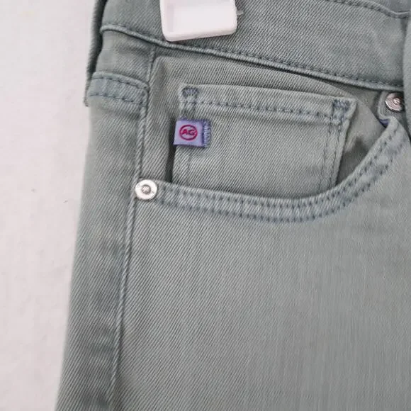 NEW AG Adriano Goldschmied Legging Super Skinny Ankle Jeans Green Size 4 26 - Picture 8 of 13